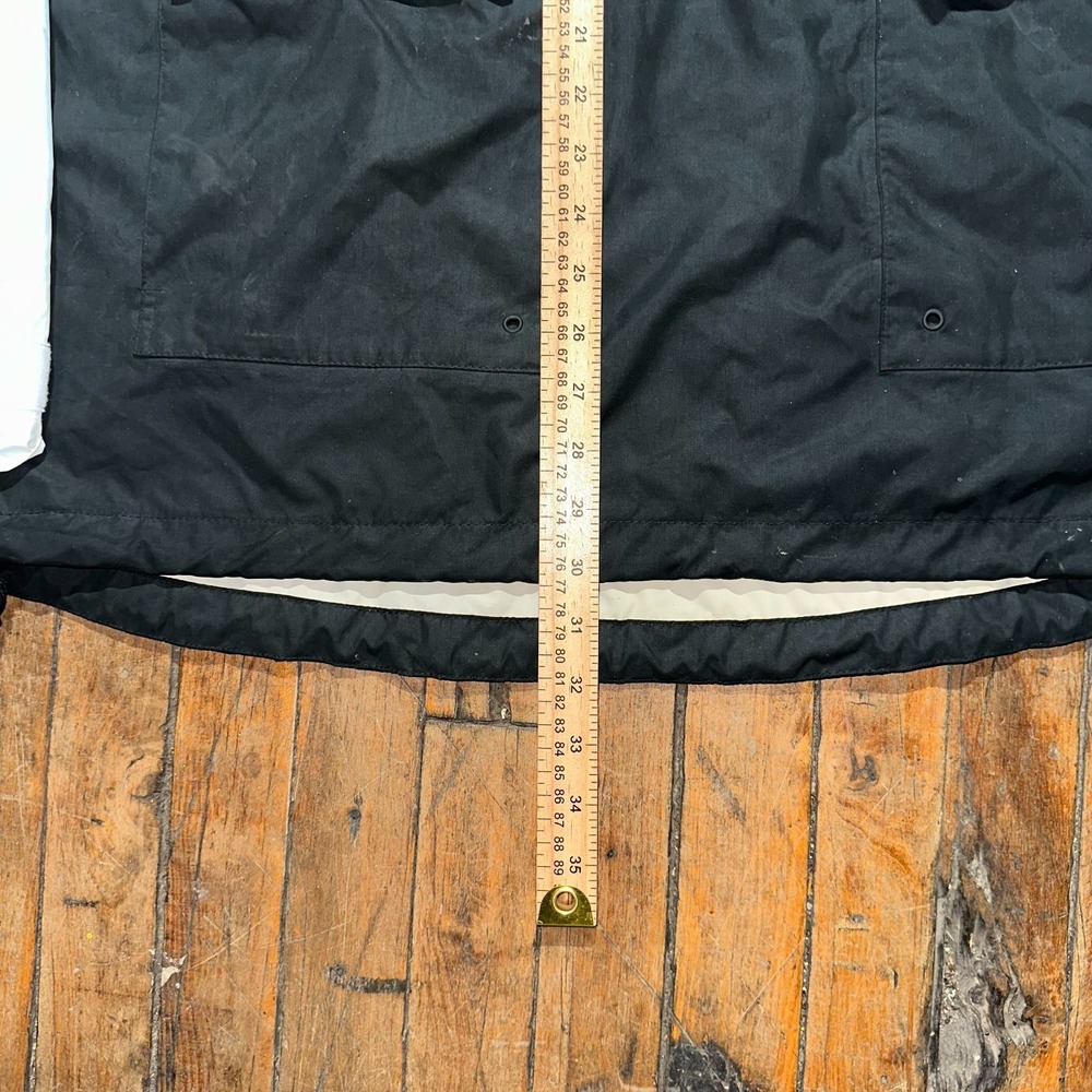 Polo Ralph Lauren Windbreaker Jacket Mens XL White Black Long Sleeve Hooded - Picture 6 of 7
